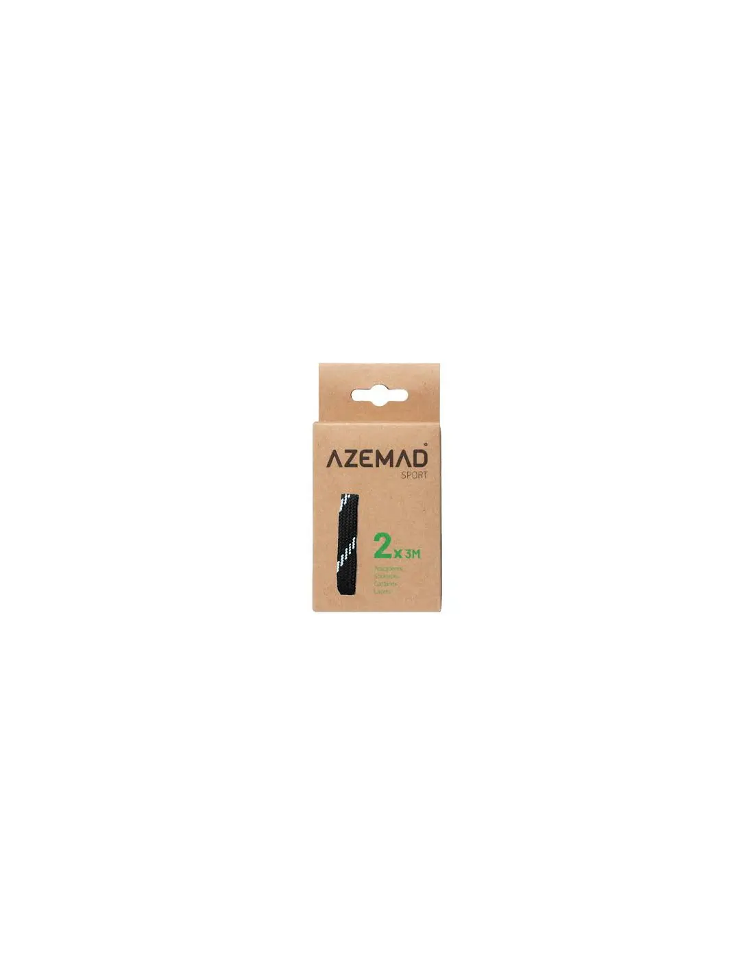 PAR CORDONES HOCKEY AZEMAD NEGRO