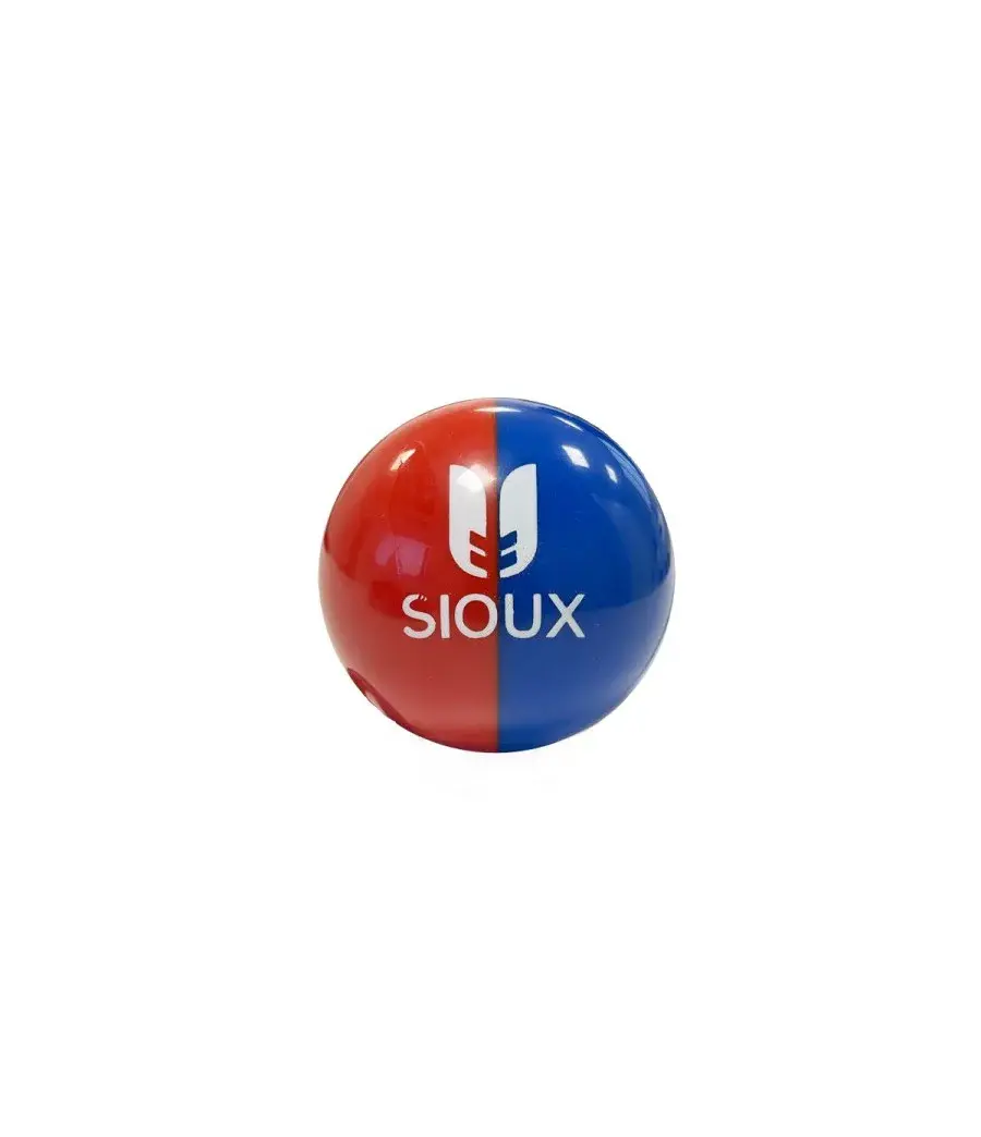 PELOTA HOCKEY SIOUX AZUL ROYAL ROJO