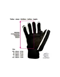 Ver foto 2 de GUANTES ETISPORT - Color Negro Verde / Talla S