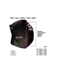 Ver foto 2 de RODILLERAS ETISPORT - Color Negro Blanco / Talla S
